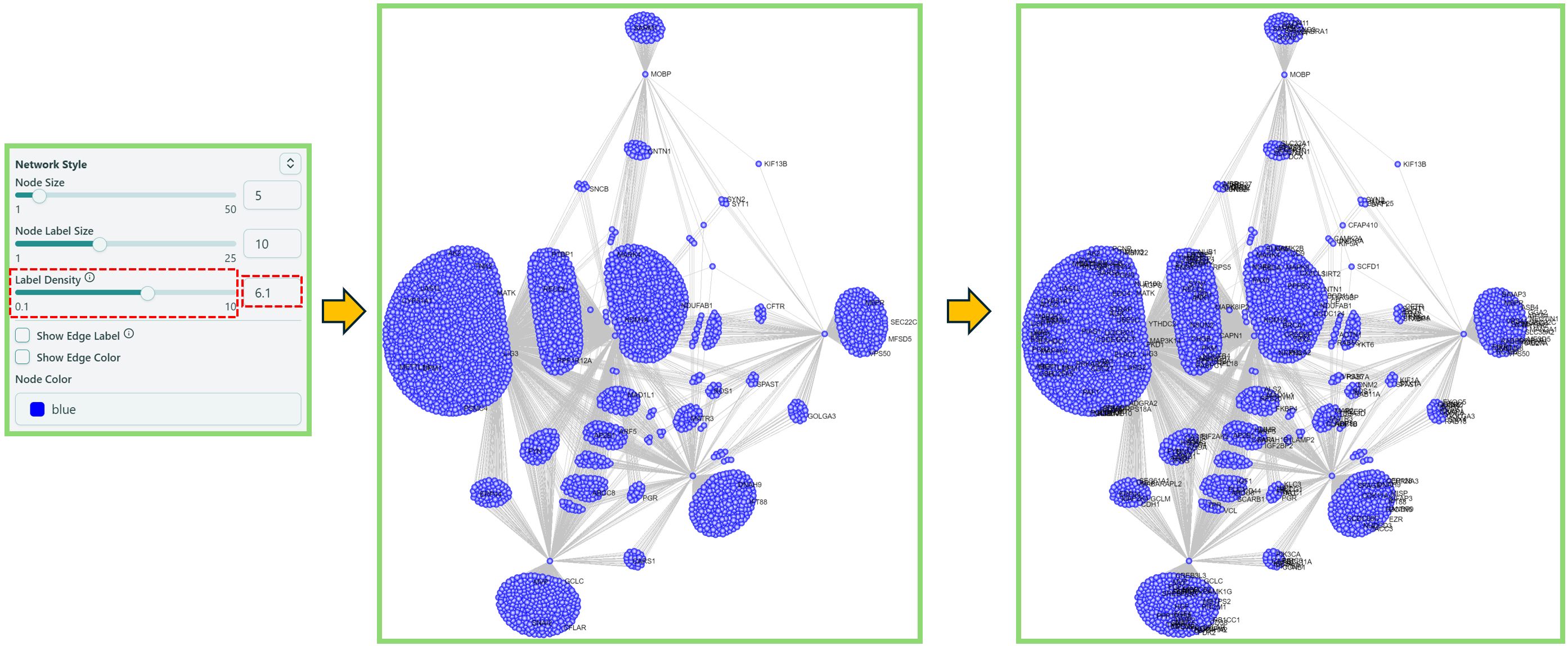 Change Label Density